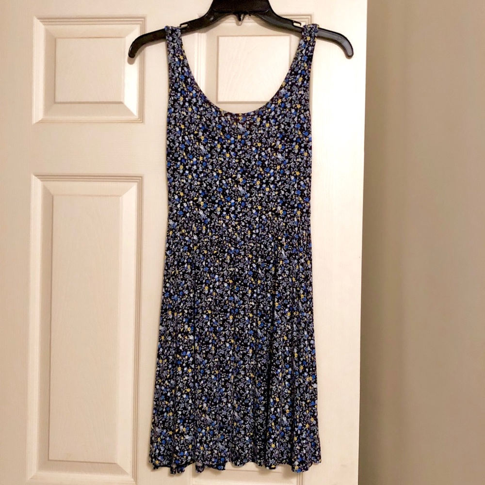 American eagle floral cotton swing dress